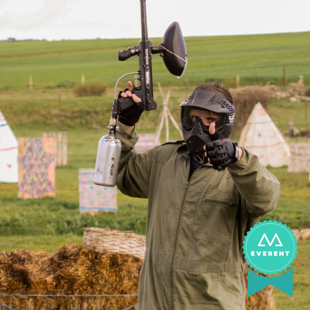 jugador de paintball jugador de paintball